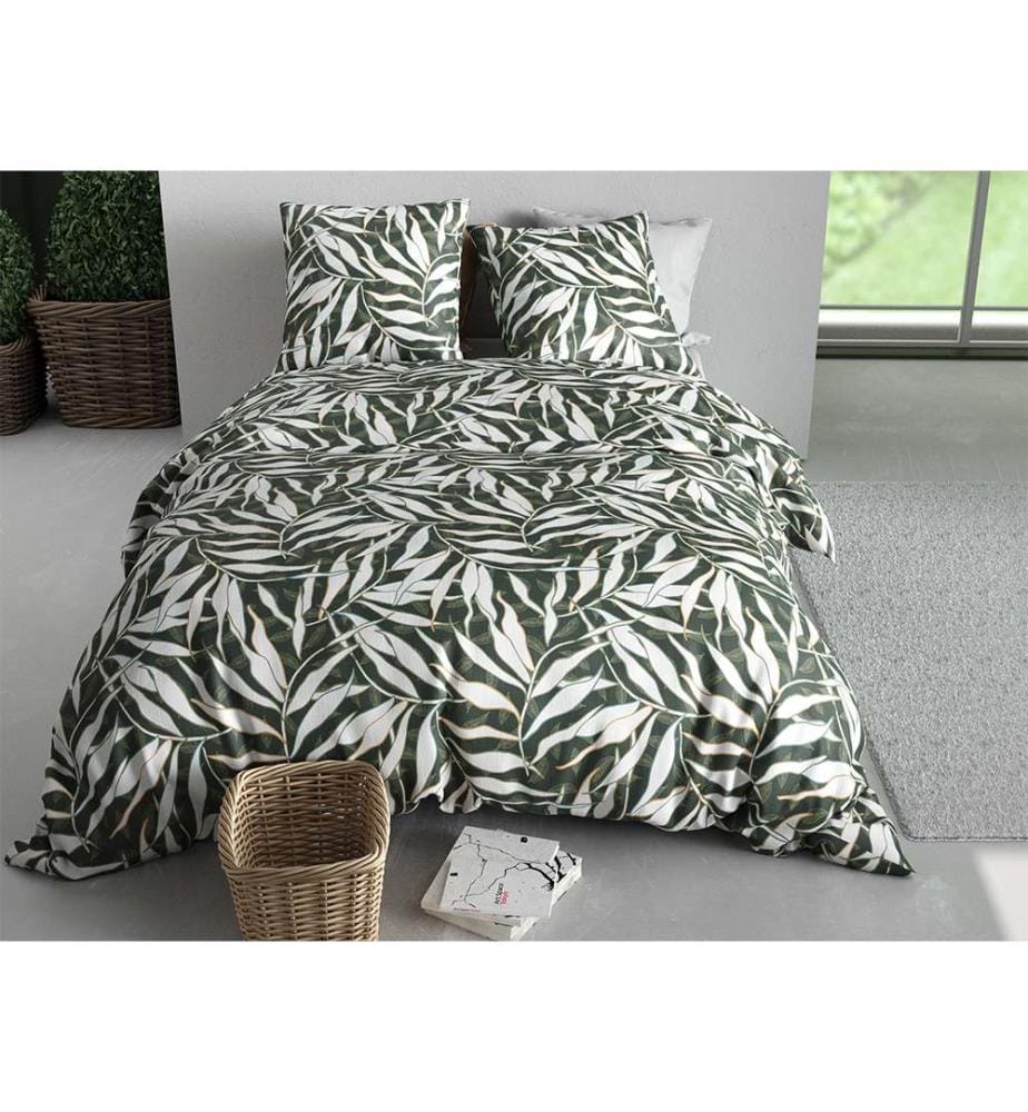 Set copripiumino 3 pezzi 240x260 cm + 2 federe - 100% cotone 57 fili Filverde