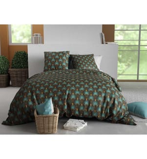 Set copripiumino 3 pezzi 220x240 cm + 2 federe - 100% cotone 57 fili Romana