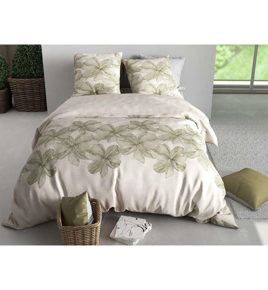 Set copripiumino 3 pezzi 220x240 cm + 2 federe - 100% cotone 57 fili Mila