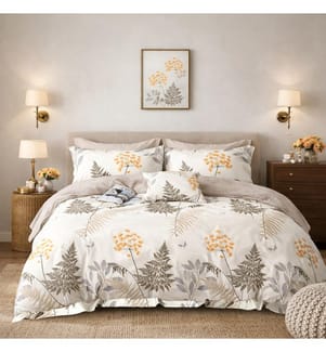 Set copripiumino 3 pezzi 220X240 cm Cotone Percalle 80 fili Tila