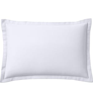 Federa 50 x 70 cm 100% cotone flanella - Bianco