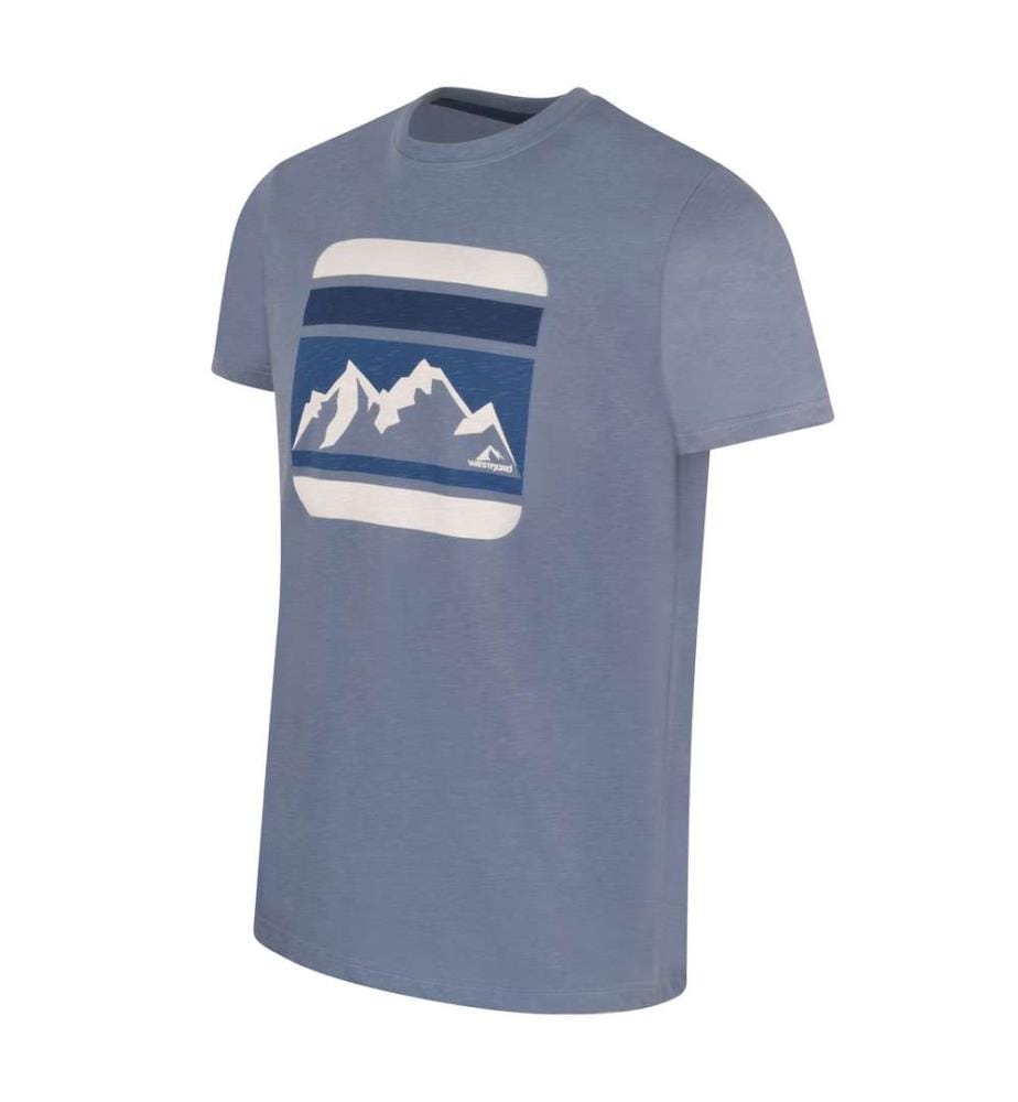 Reykir T-Shirt - Cliff Blau/Grau