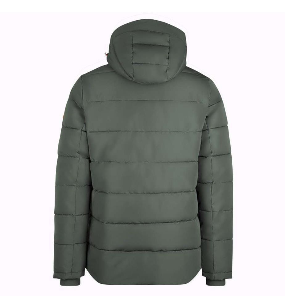 Wasserdichte, Isolierte Jacke - Dunkel-Olive & Orange