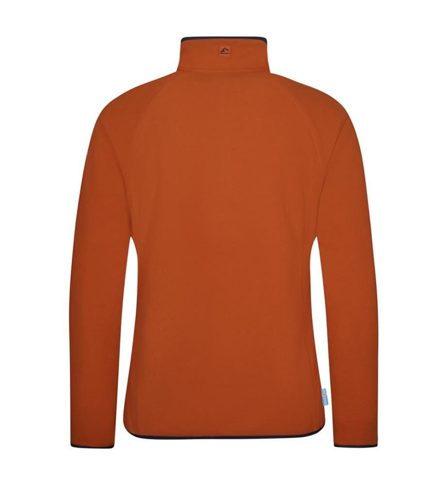 Fleecepullover Hekla - Umber Und Dark Navy