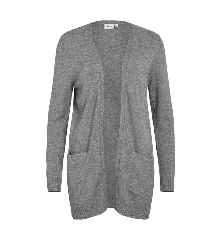 Cardigan - Medium Grey Melange