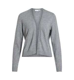 Cardigan - Medium Grey Melange