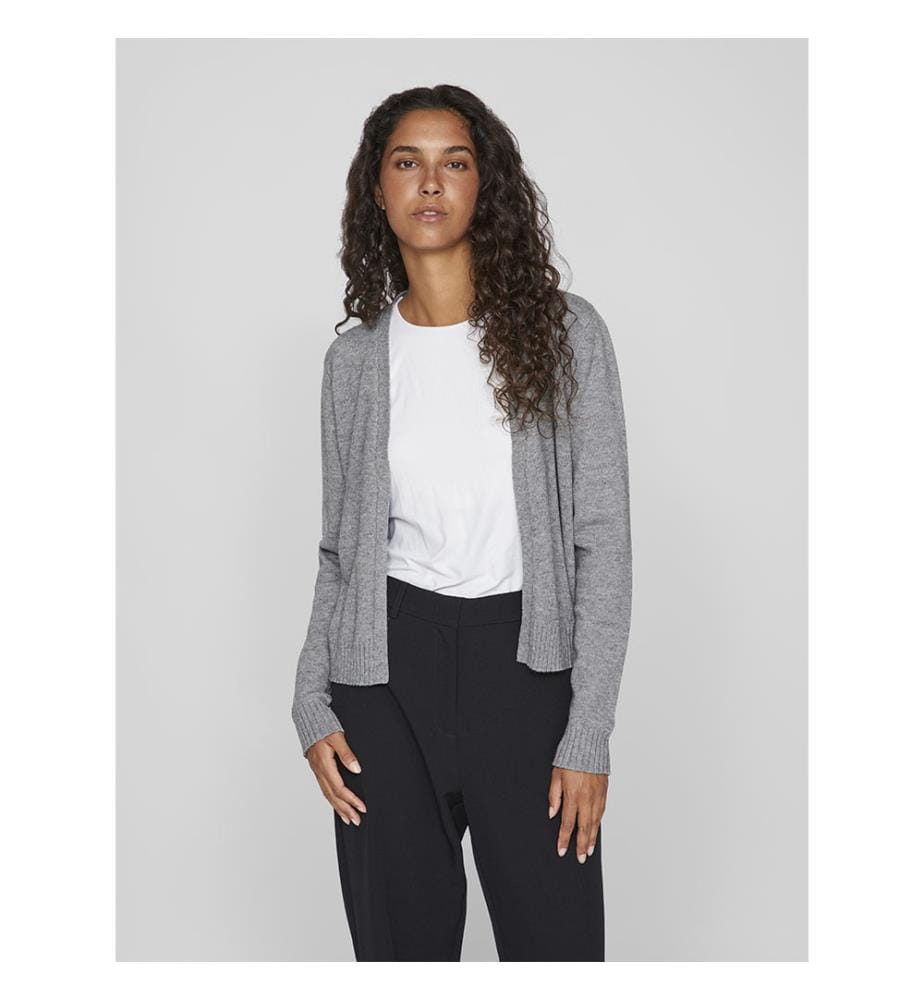 Cardigan - Medium Grey Melange