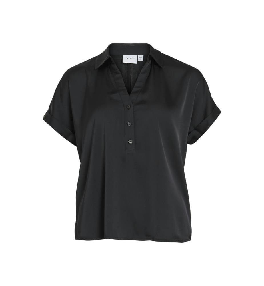 Vienna Ravenna S/S Top - Noir-Beauté