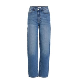 Vikelly Jean Droit - Bleu Moyen Délavé Mbd009