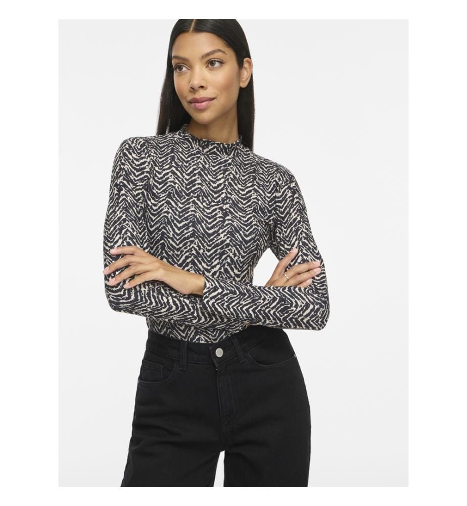 T-shirt Manches longues Regular Fit Leoa - Gris