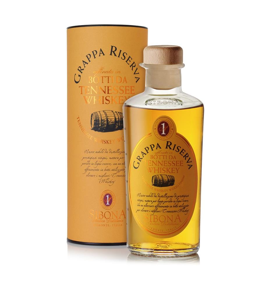 Grappa riserva affinata in botti da Tennessee Whisky - 50 cl
