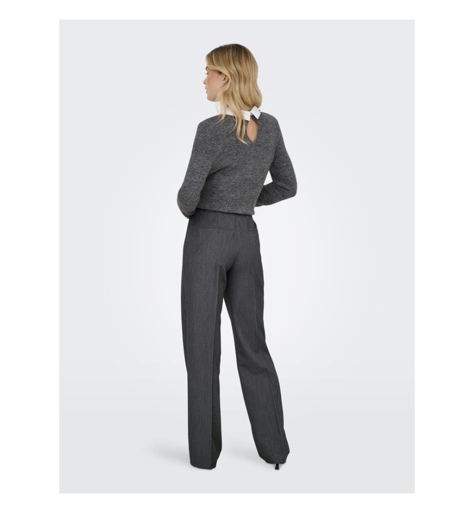 Pantaloni Hattie-Lana - Grigio scuro melange