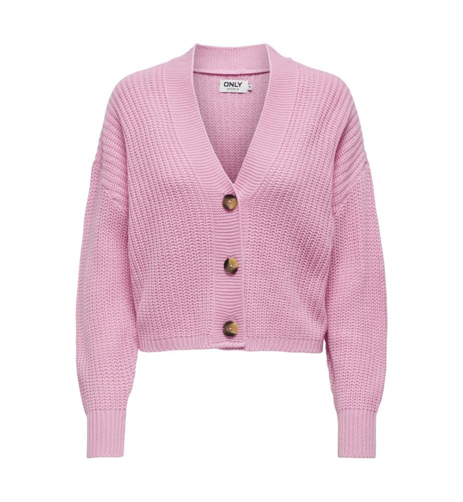 Cardigan en maille - Rose prismatique
