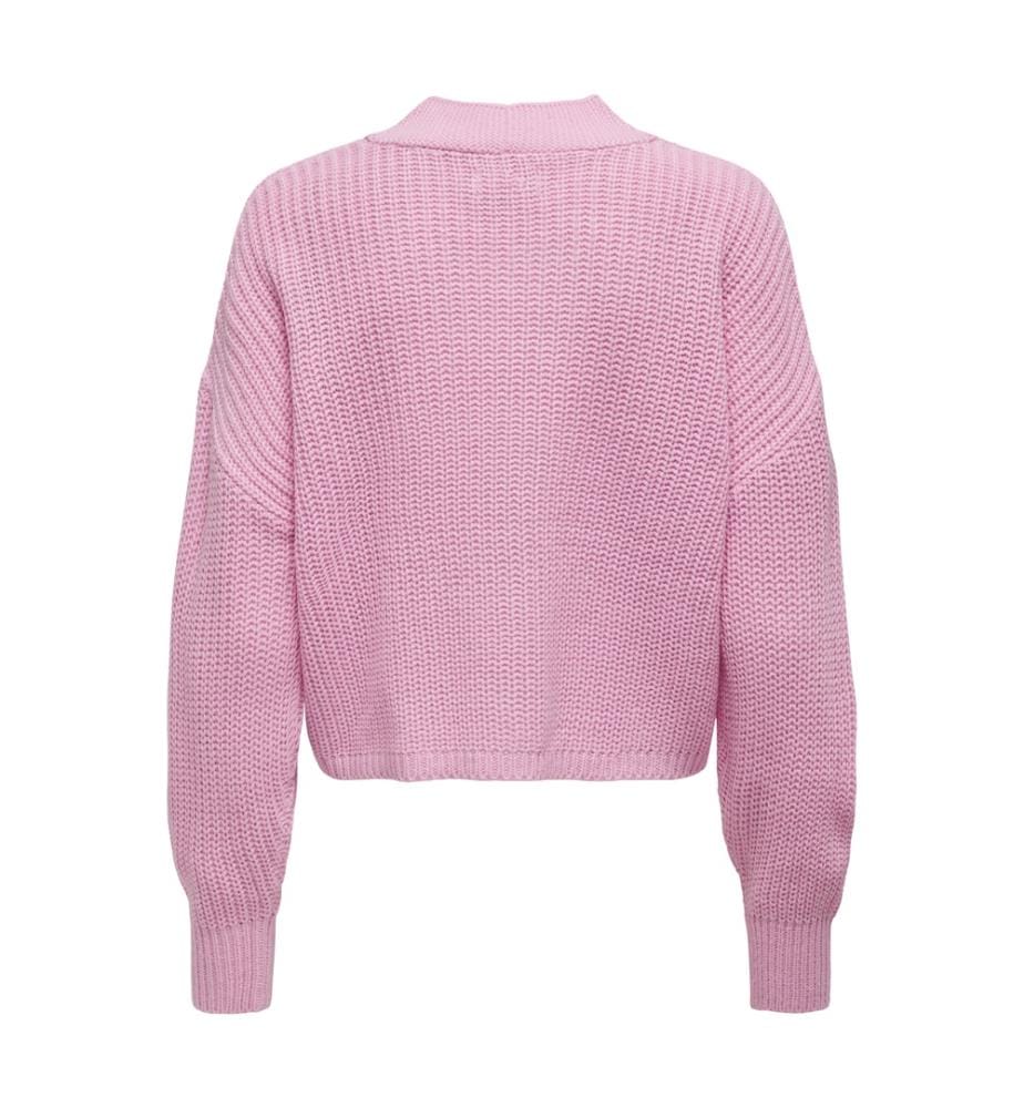 Cardigan en maille - Rose prismatique
