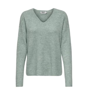 Pull-over - Mélange bleu surf