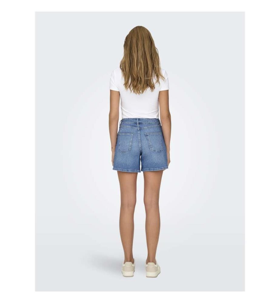 Short - Medium Blue Denim