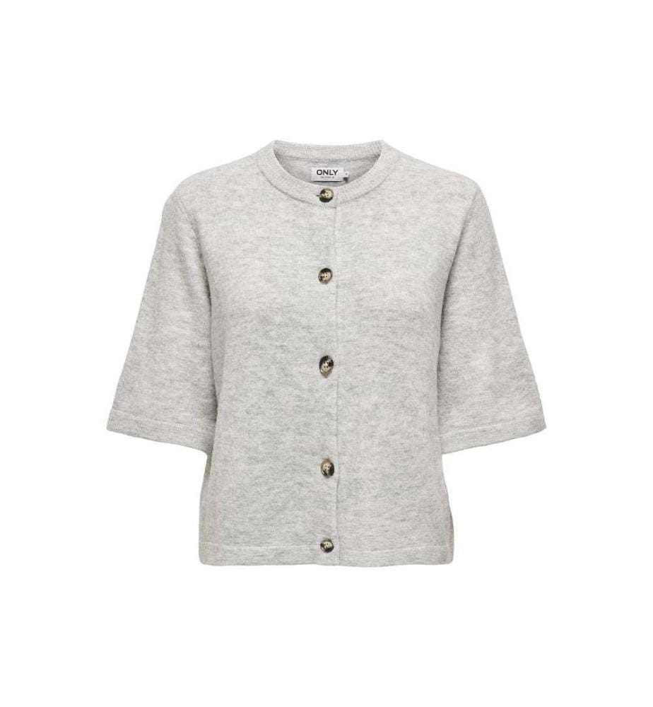 Cardigan en maille - Light & Gris & Melange