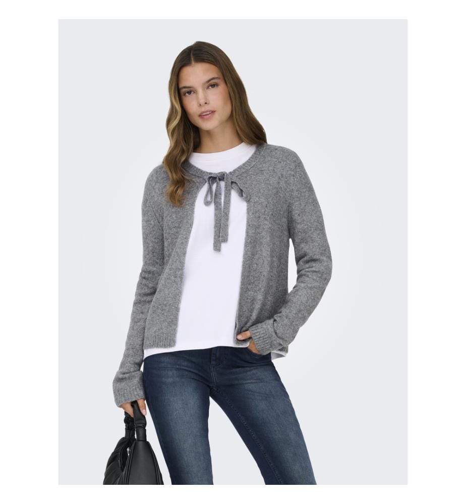 Cardigan en maille - Mélange gris moyen