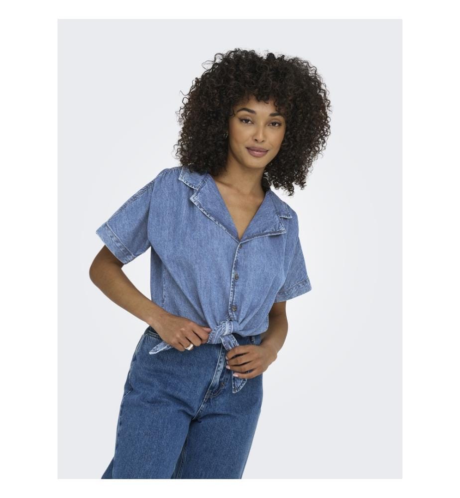 Chemise en denim - Denim bleu moyen