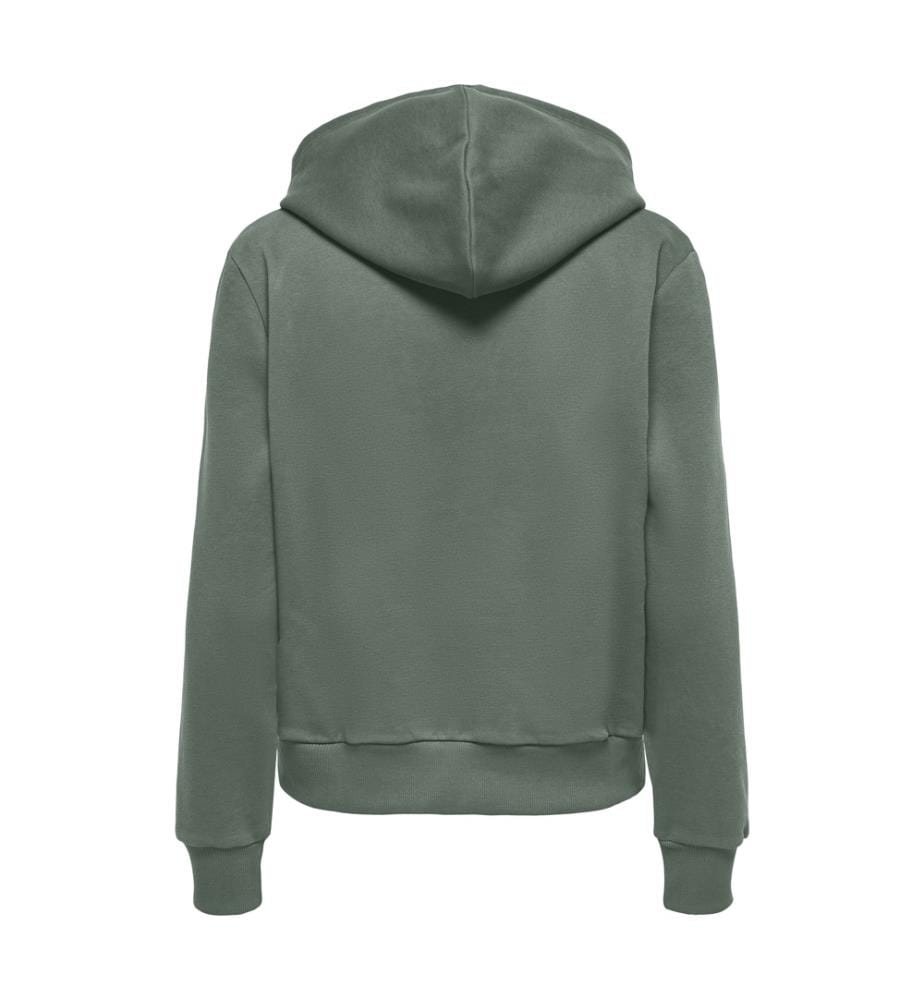 Sweat à capuche Noli Coeur - Vert laurier