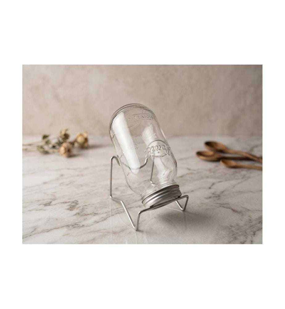 Gorilla Gardening Pot à germes 500 ml avec support en acier inoxydable et graines