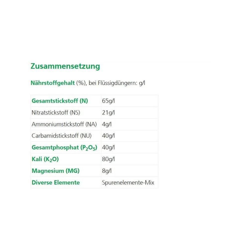 Engrais liquide Hauert pour agrumes et palmiers, 1 l