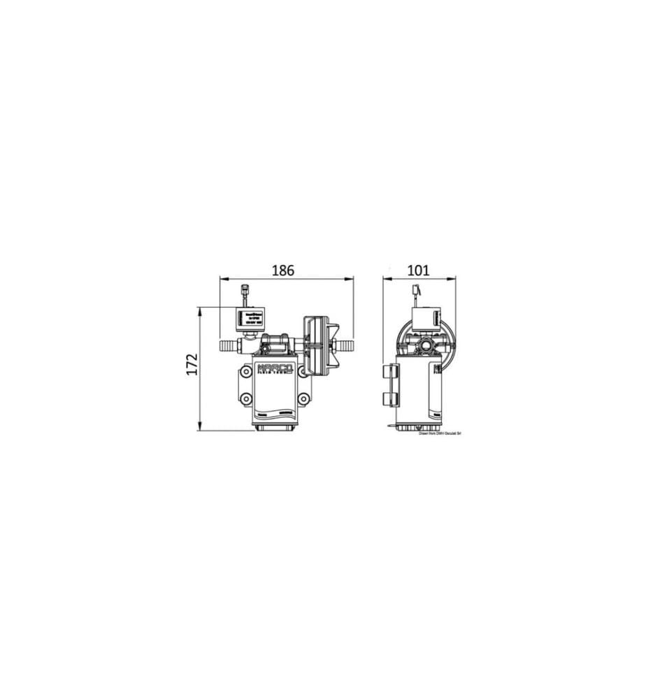 Marco Süsswasserpumpe UP3/E 90 W 12/24 V
