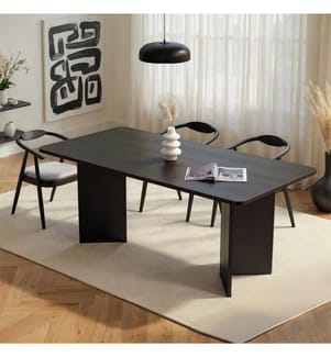 Table à manger - Bois noir