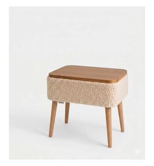 Table de chevet - Beige