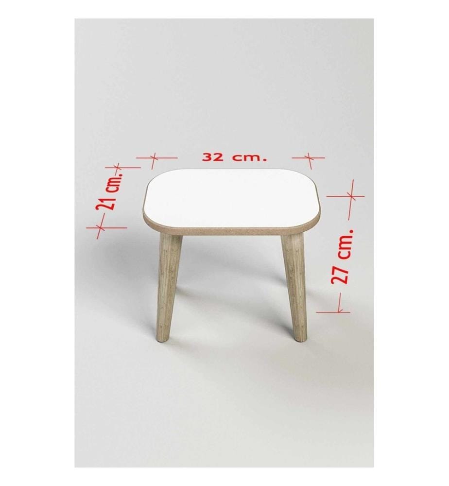 Tabouret - Blanc