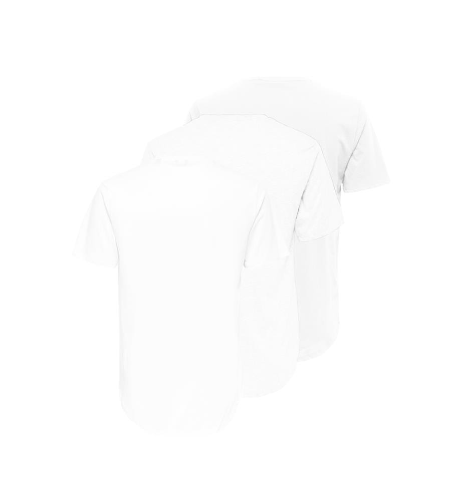 3er-Set T-Shirts - Schwarz