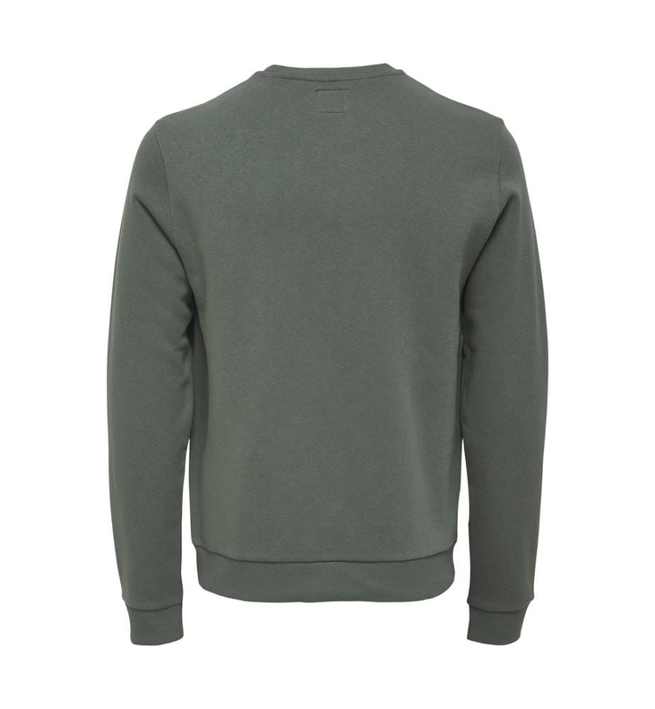 Sweatshirt - Bibergrau