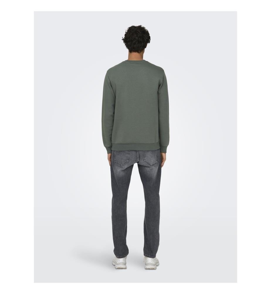 Sweatshirt - Bibergrau