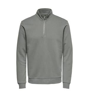 Sweatshirt - Bibergrau