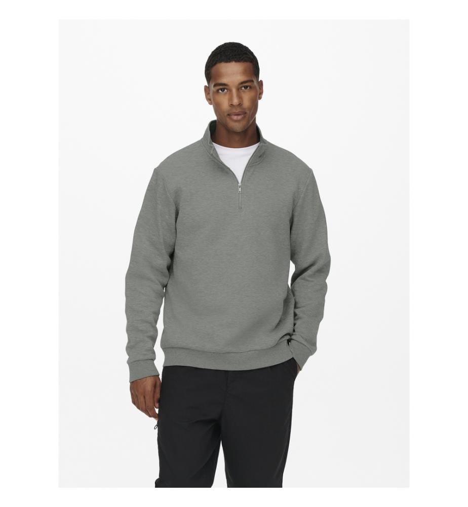 Sweat-shirt - Gris Castor