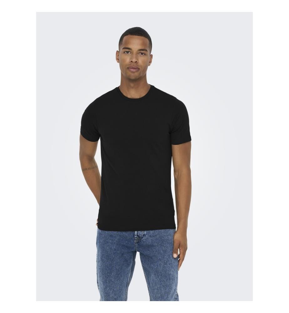 2er-Set T-Shirts - Schwarz