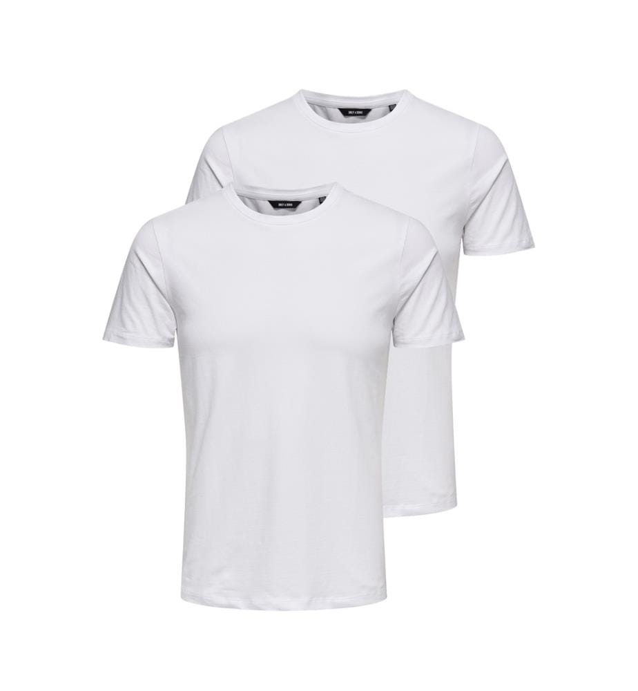 2er-Set T-Shirts - Schwarz