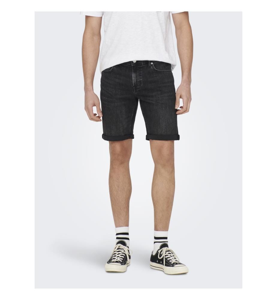 Denim Shorts - Schwarz