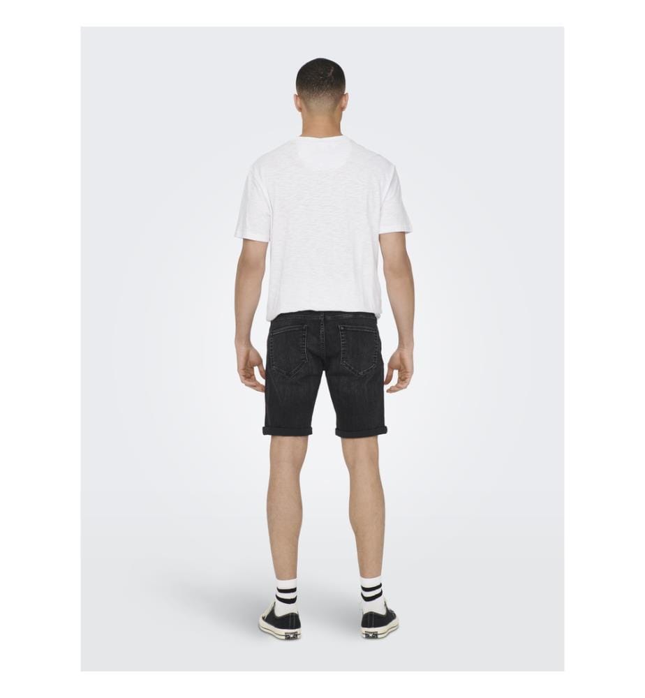 Denim Shorts - Schwarz
