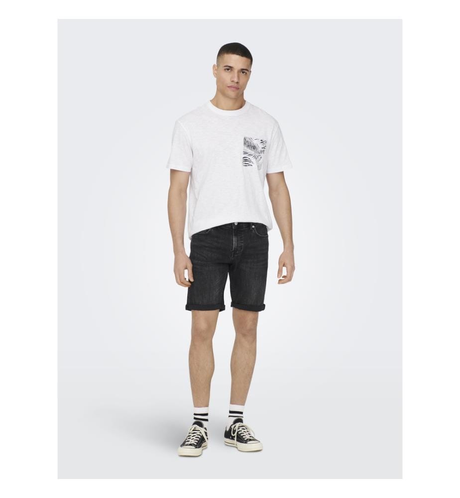 Denim Shorts - Schwarz