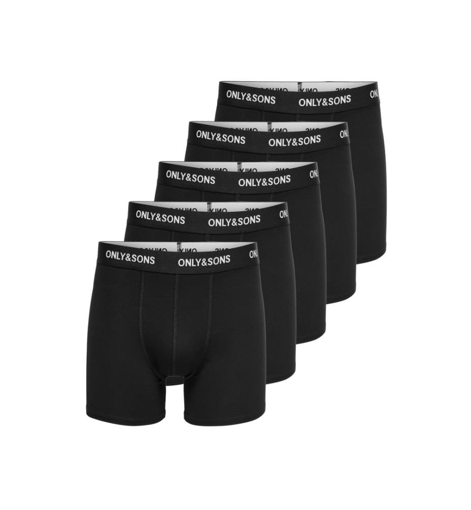 3er-Pack Boxershorts - Schwarz