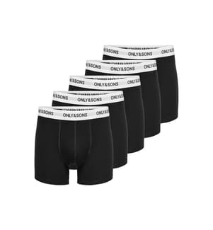 5er-Pack Boxershorts - Schwarz