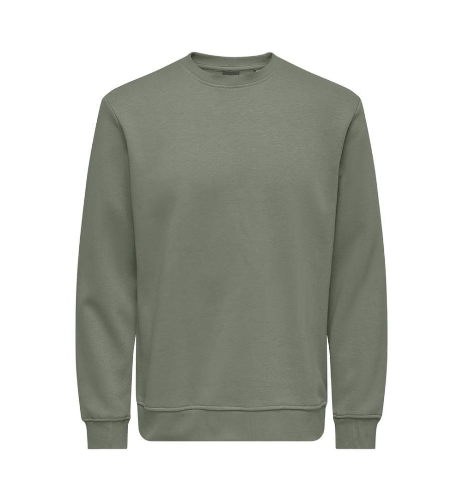 Sweatshirt - Bibergrau
