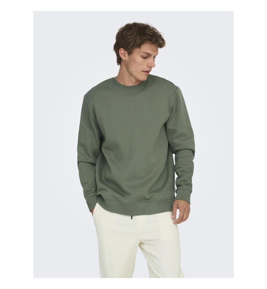 Sweatshirt - Bibergrau