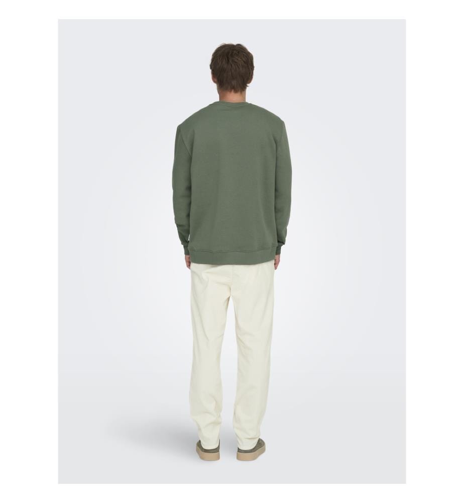 Sweatshirt - Bibergrau
