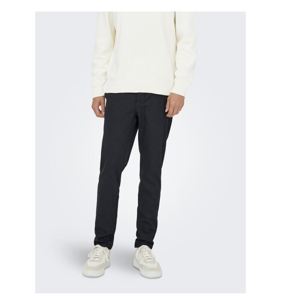 Slim Check Life Hose - Schwarz