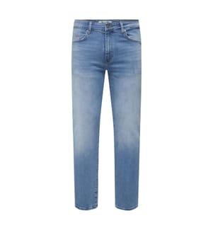 Jeans - Light Medium Blue Denim