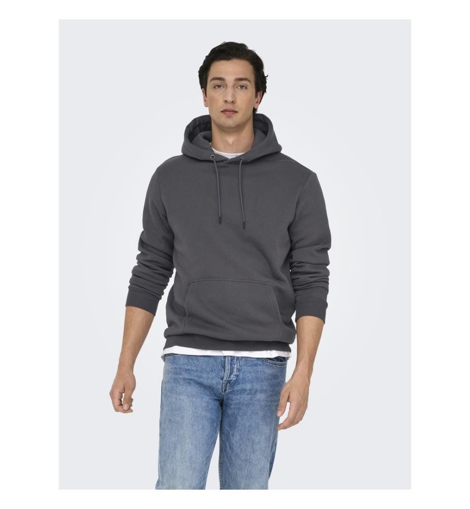 Hoodie - Gris À Rayures