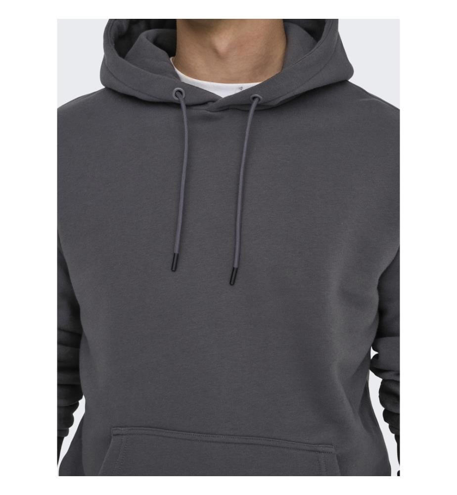 Hoodie - Gris À Rayures