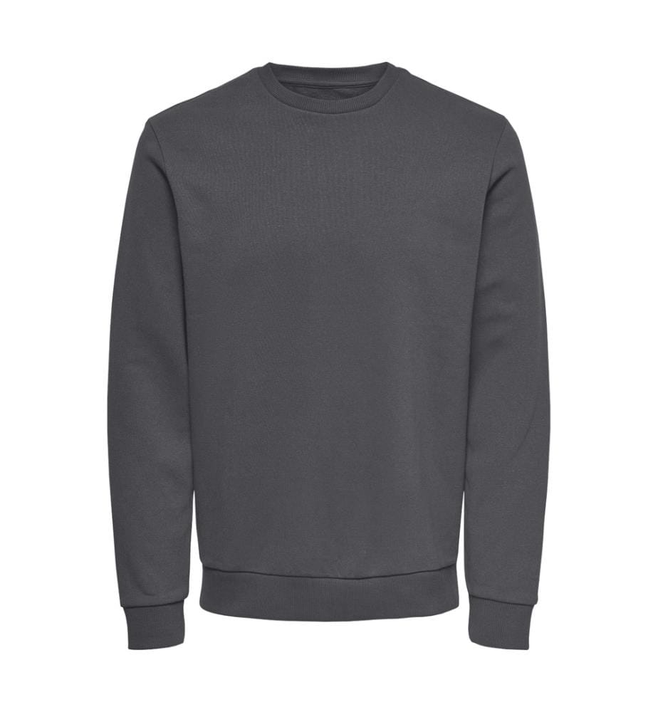 Sweat-shirt - Gris À Rayures